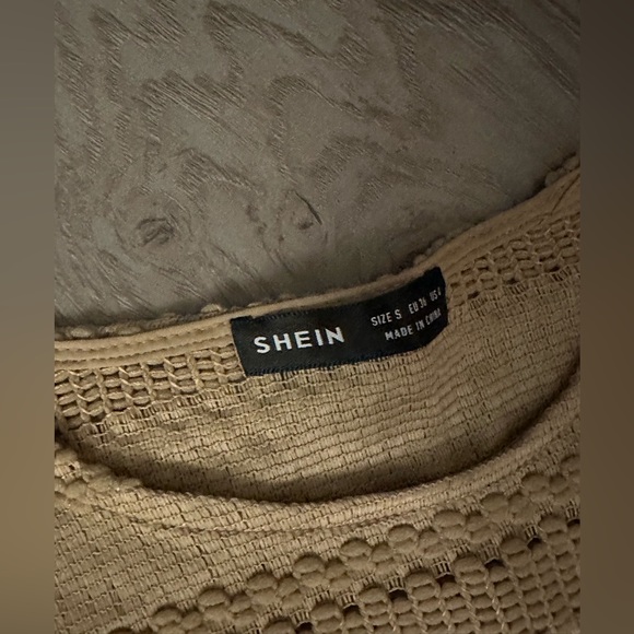 Tan Midi Skirt and Crop Tank 2 Piece Set - Picture 4 of 5